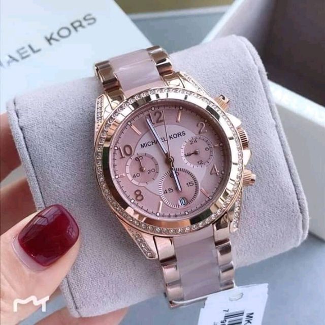 michael kors watch pink auth | Shopee Philippines