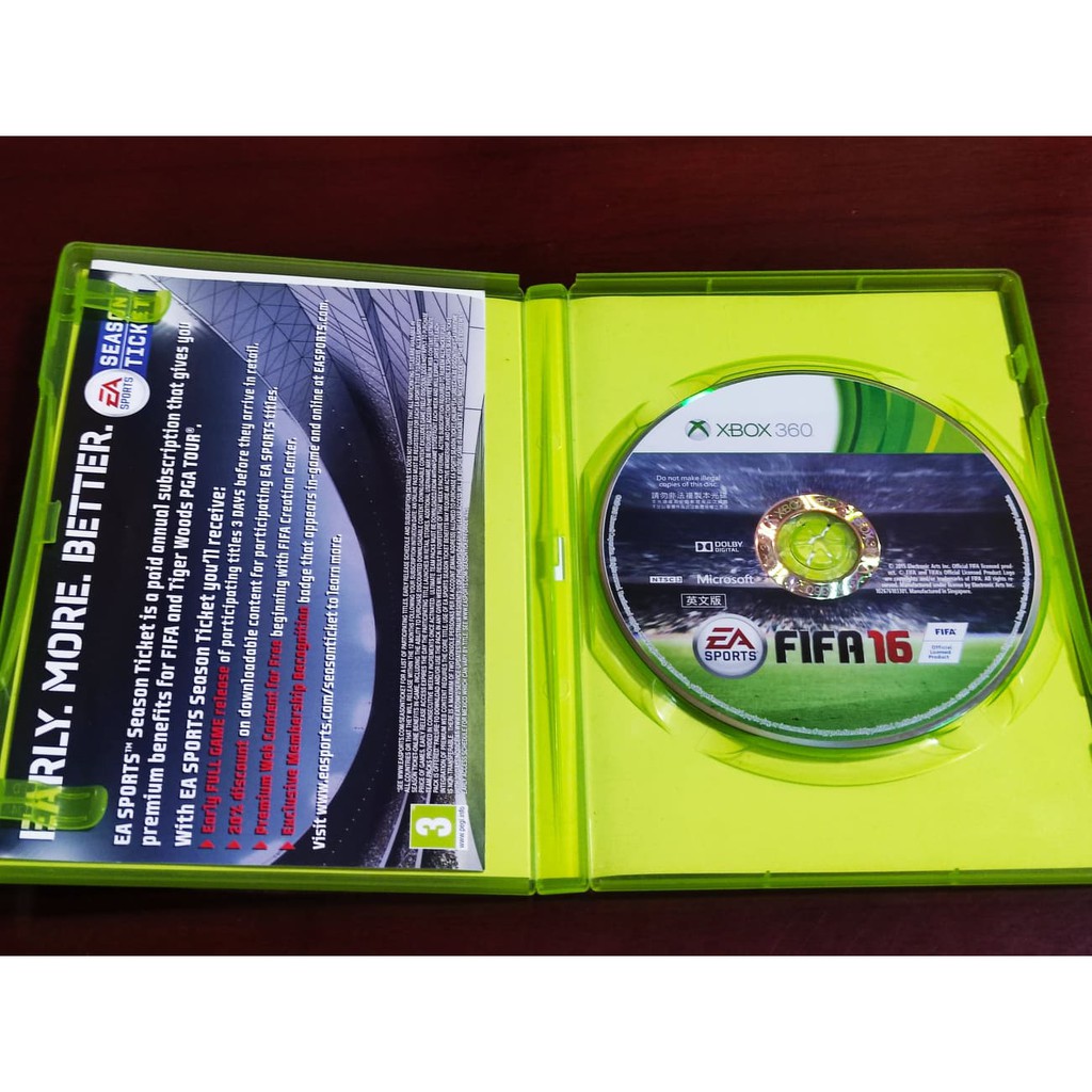 Fifa 16 Xbox 360 Game Shopee Philippines