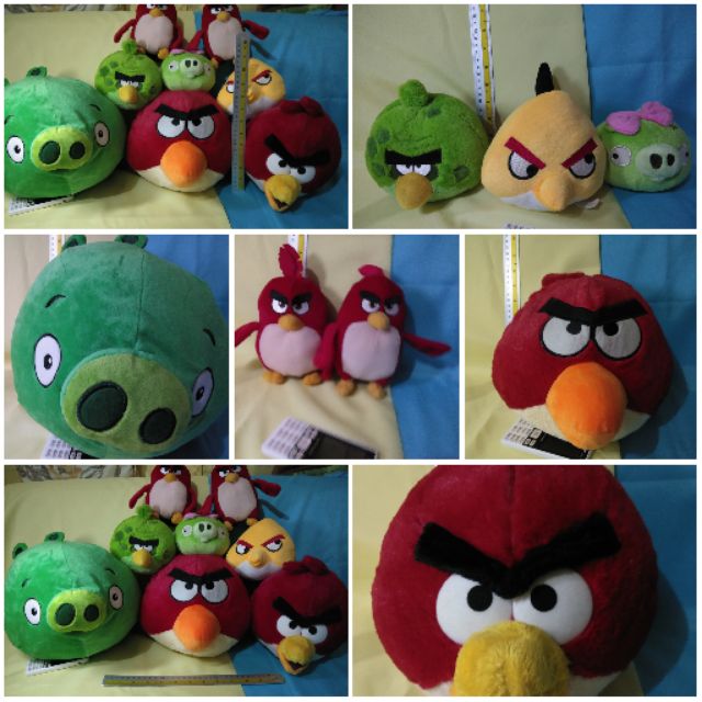 angry birds stuffed animals