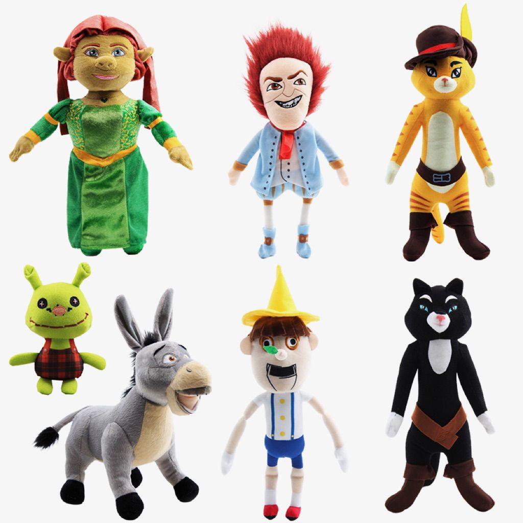 Ready Stock !!! Monster Shrek Plush Toy Donkey Princess Fiona Ugly Cute ...