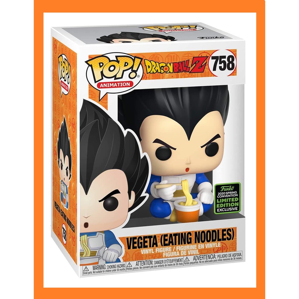 Vegeta Eating Noodles Funko Pop Ramen Dragon Ball Z 758 Spring Convention Exclusive Shopee Philippines