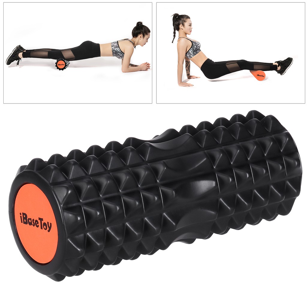2 In 1 Trigger Point Foam Sports Massage Roller Exercise Therapy Yoga Physio