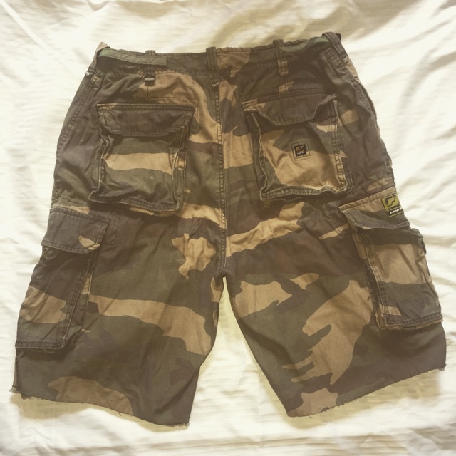 lee camouflage cargo shorts