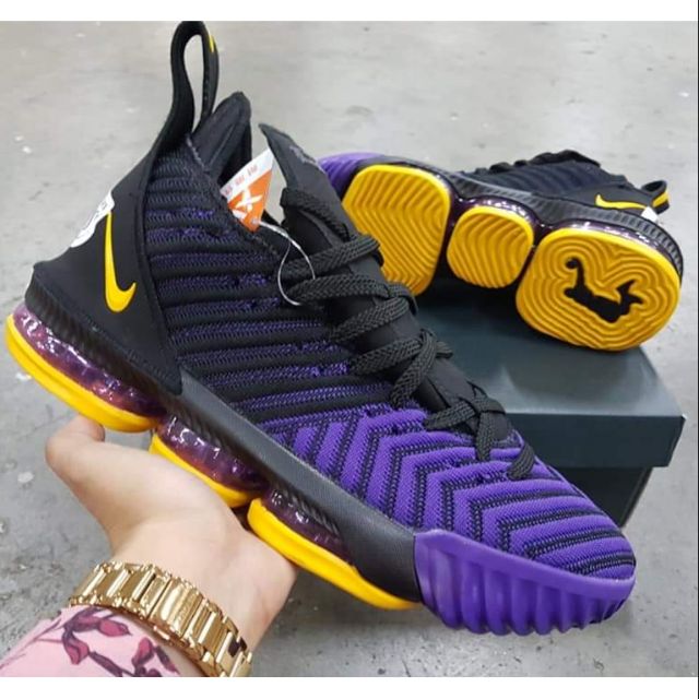 lebron 16 lakers shoes