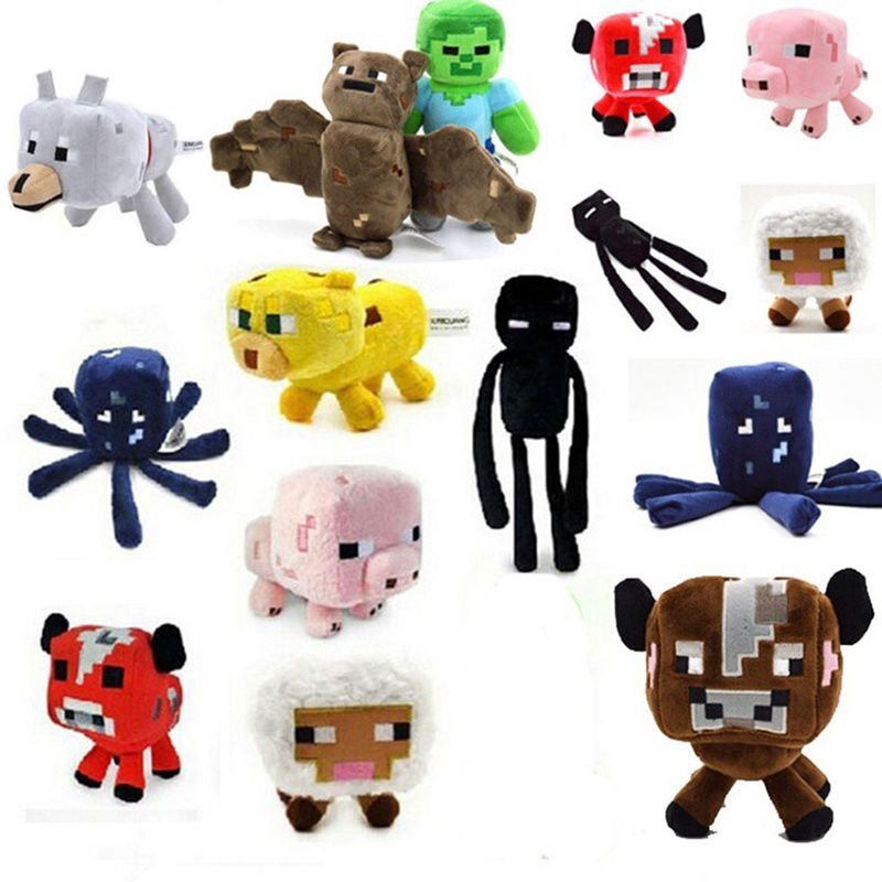 minecraft plush collection