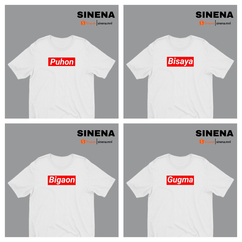 Minimalist shirt / Bisaya / Daily Outfit / UNISEX Shopee Philippines
