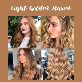 Light Golden Flaxen Blonde Series Shopee Philippines