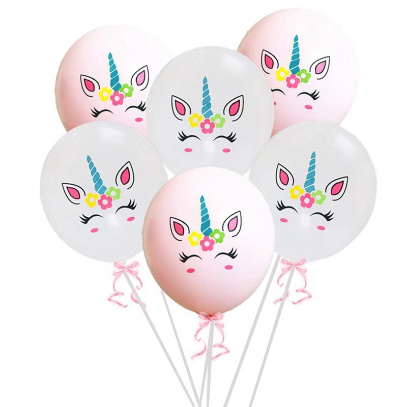 10pcs 12inch latex unicorn balloons unicorn theme birthday party decor