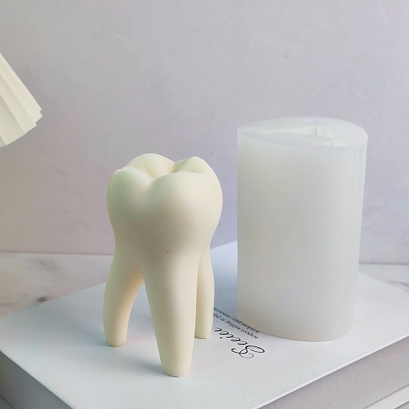 Teeth Silicone Mold Funny Diy Teeth Scented Candle Mold Home Decoration Gift