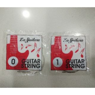 Guitar string 1 or 2 or 3 or 0; no.1 or 2 la guitara one piece
