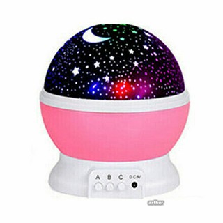 star fly star & moon rotating projector
