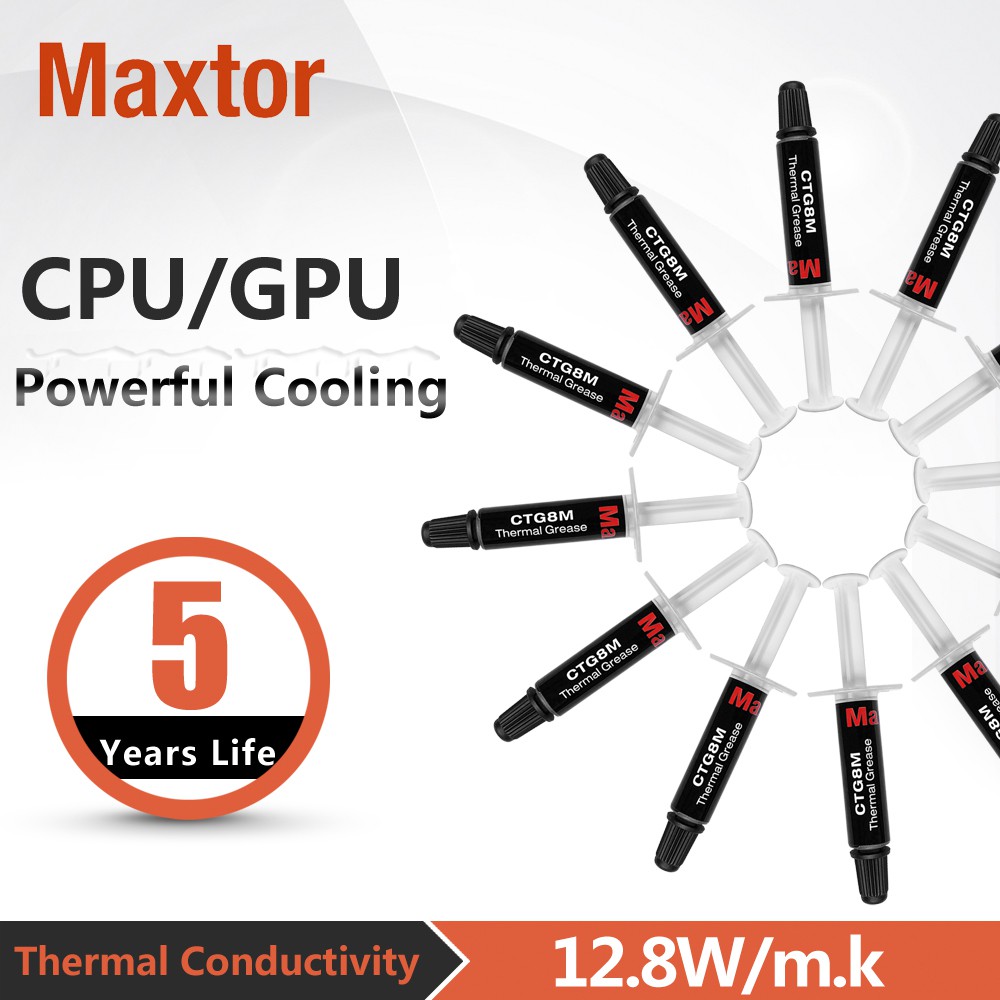 Maxtor 12.8W/m.k Thermal Paste High Performance CPU GPU ETH Miner