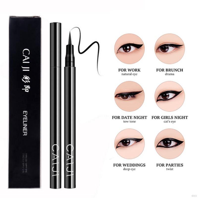 Cây vẽ eyeliner siêu nhanh khô sẽ giúp bạn tiết kiệm rất nhiều thời gian trong buổi chuẩn bị. Hãy xem hình ảnh này và cảm nhận ngay công dụng vượt trội của sản phẩm này.