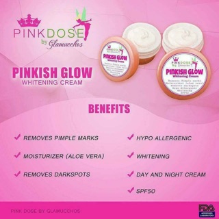 pinkish glow night cream