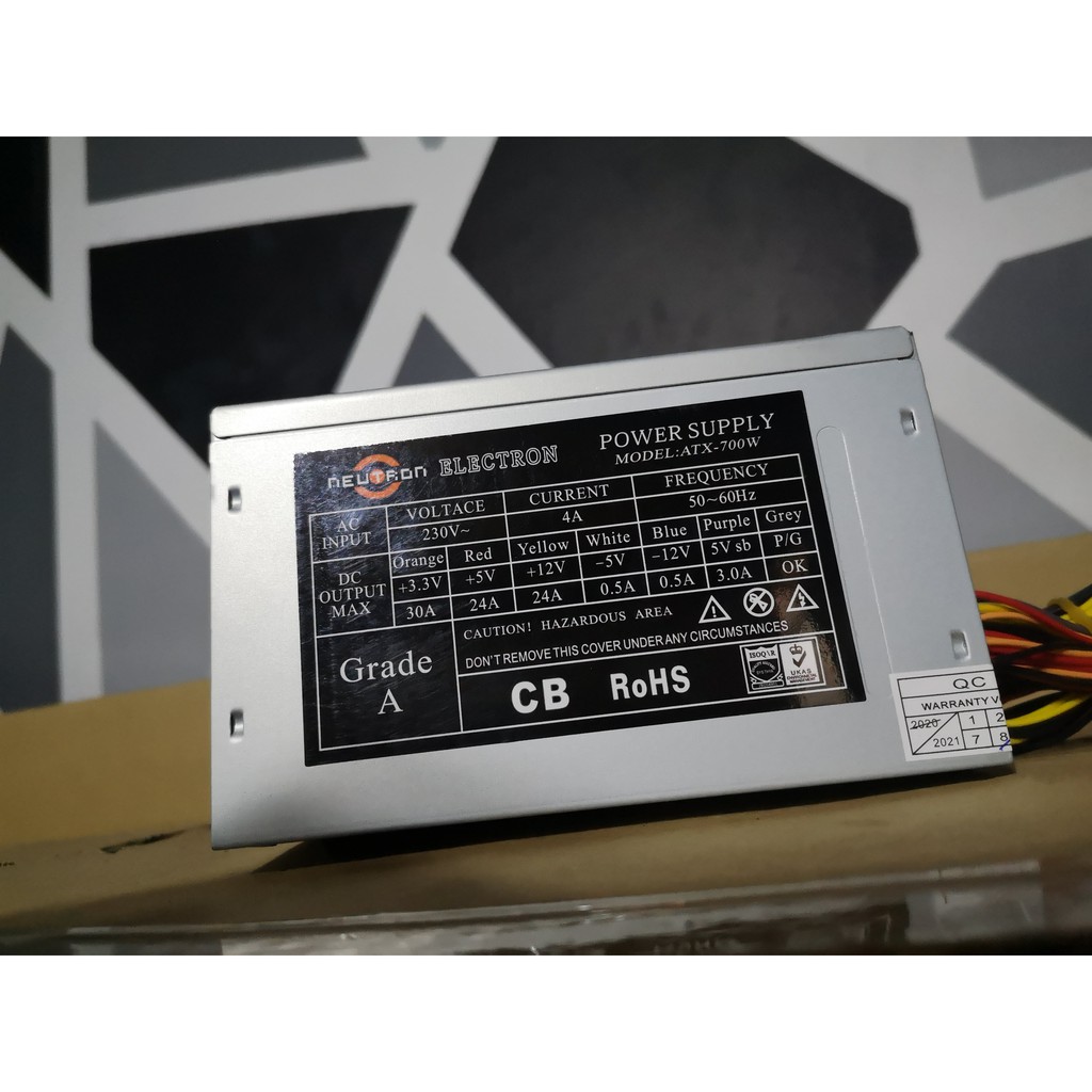 Power Supply 700w Neutron Electron/YGT Shopee Philippines