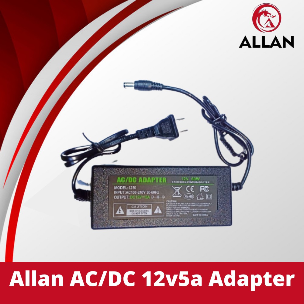 Allan Switching Power Adapter Ac Dc Adapter Input Ac V Hz Output Dc V A