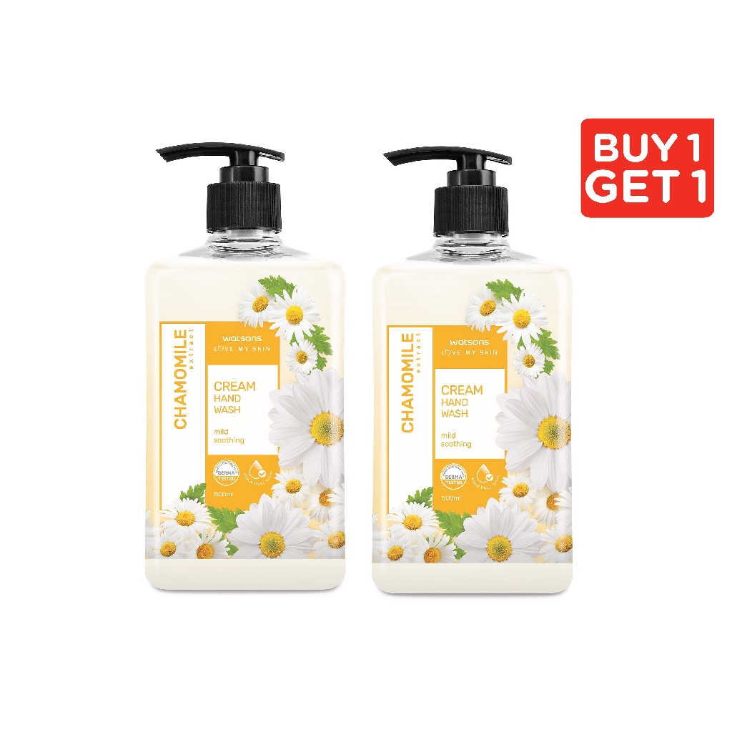 Watsons Mild Soothing Cream Hand soap 500ml B1T1 Shopee Philippines