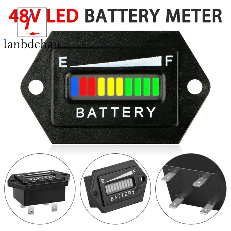 club car battery meter