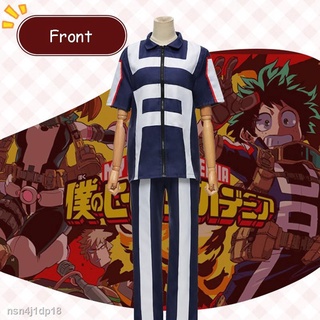 ▤My Hero Academia Boku no Hero Cosplay Costume Men Women School Uniform Sport Suit Tshirt Pants Izu #7