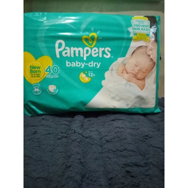 Pampers newborn 40 pcs Shopee Philippines