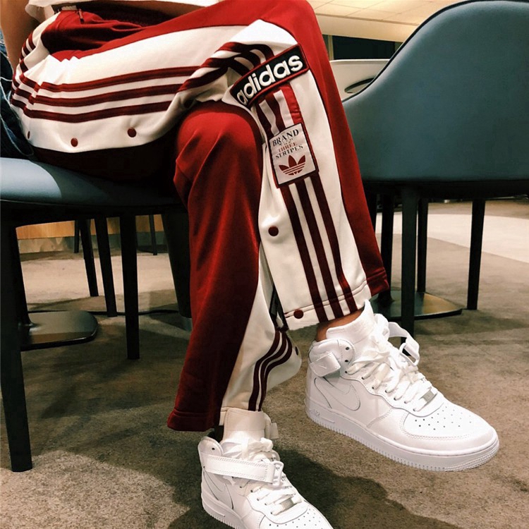 womens adidas wide leg pants