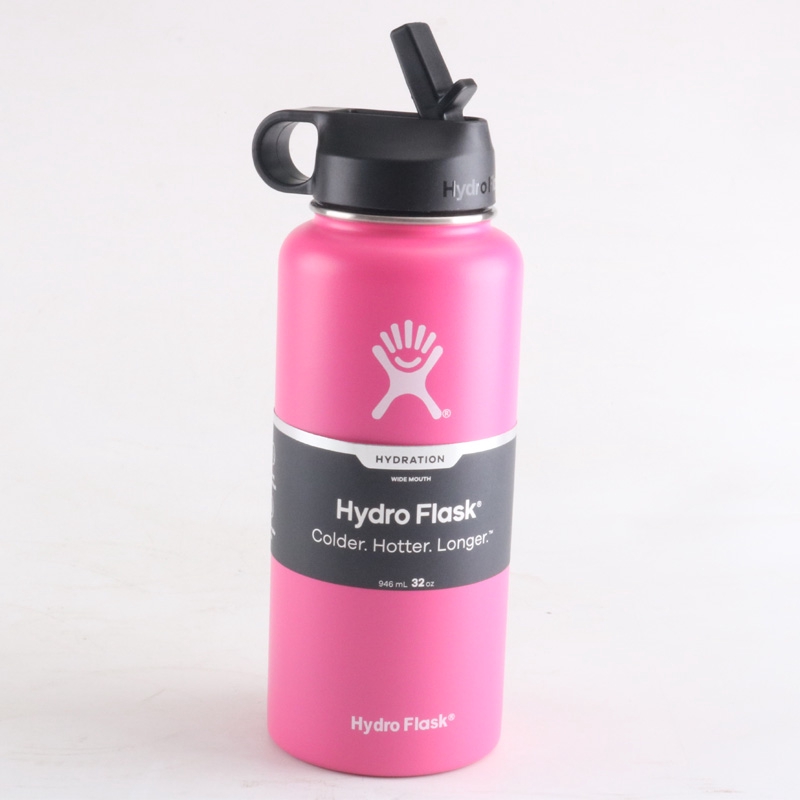 hydro flask neon pink