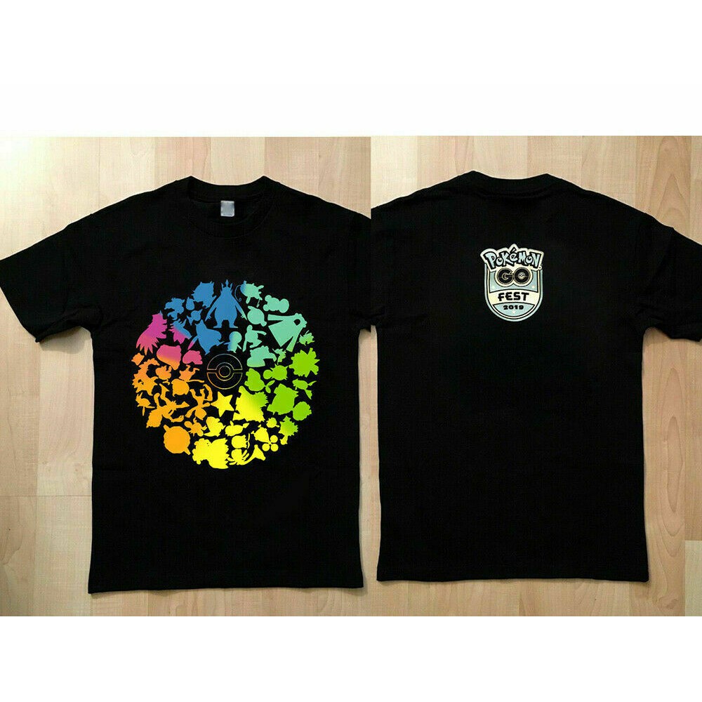 Pokemon Go Fest 19 Chicago Dortmund Yokohama Poster New Men S T Shirt Valentines Gift Shopee Philippines