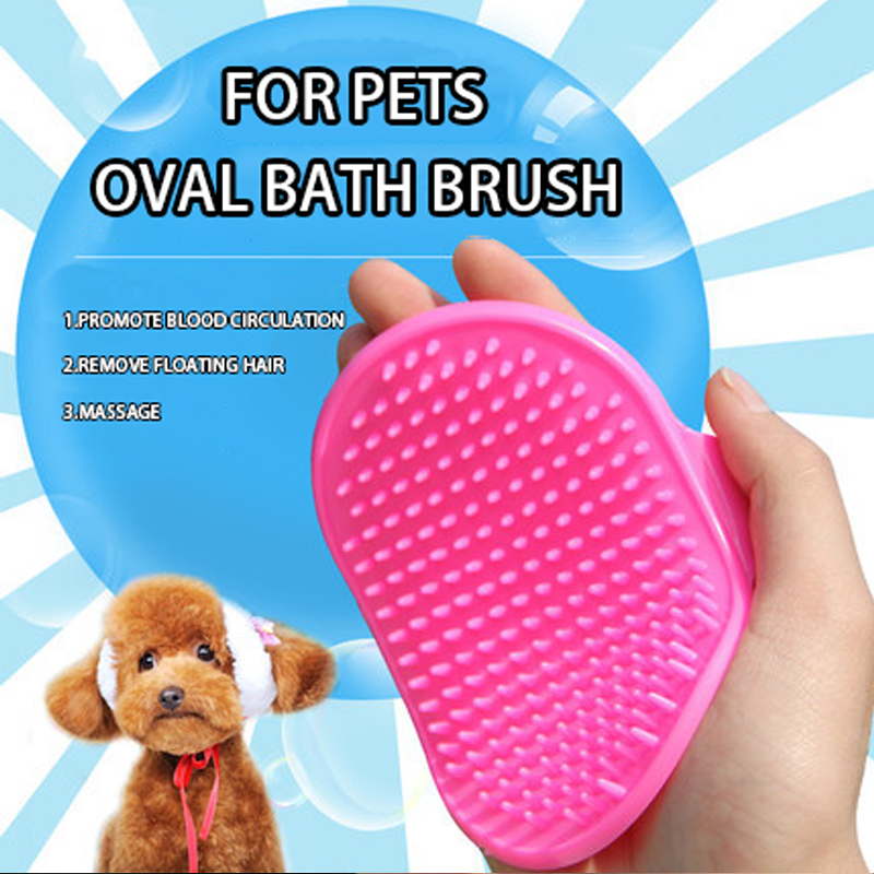 Pet Bathing Massage Brush Adjustable Cat and Dog Cleaning and Beauty