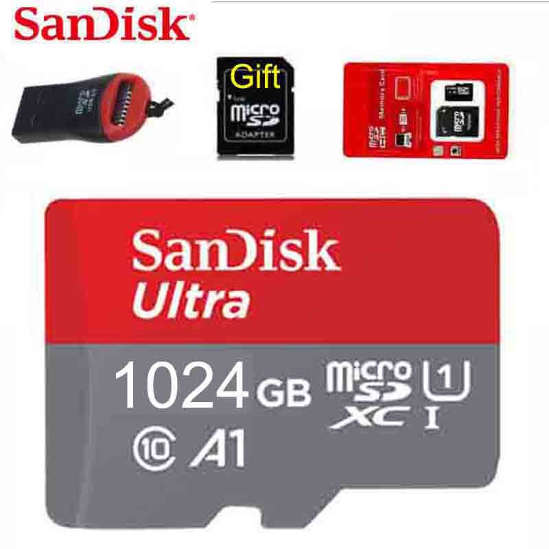 1024GB Sandisk A1 Class10 TF Card Micro SD Memory Card 1024G 1TB + Reader | Shopee Philippines