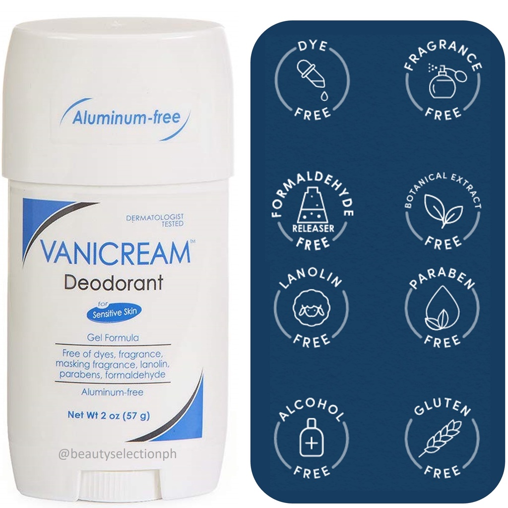 Vanicream AluminumFree Gel Deodorant Shopee Philippines
