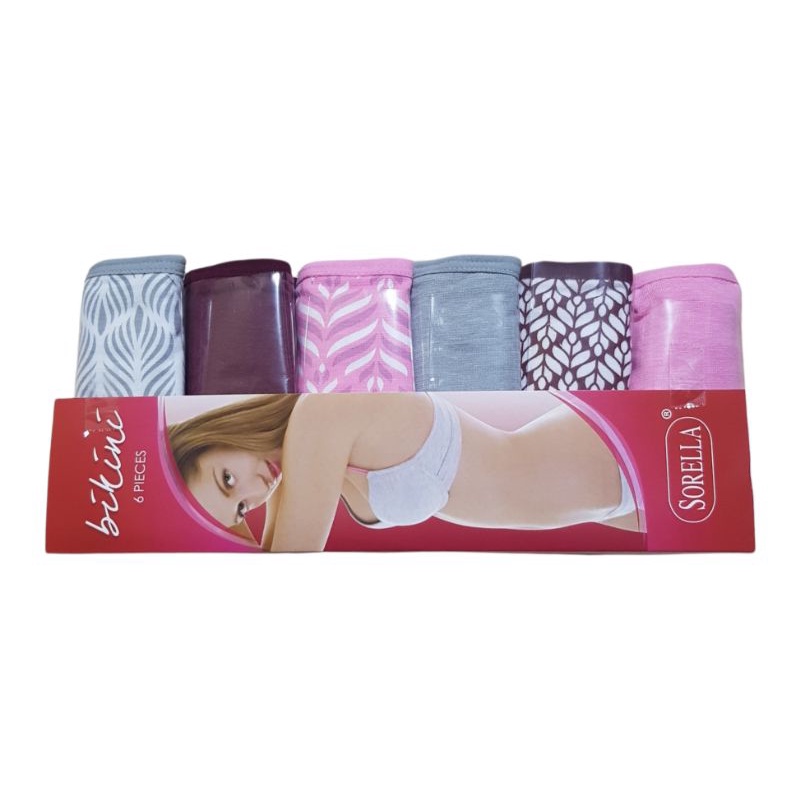 Sorella Panty 6in1 Bikini Pantythin Garter Shopee Philippines 6827