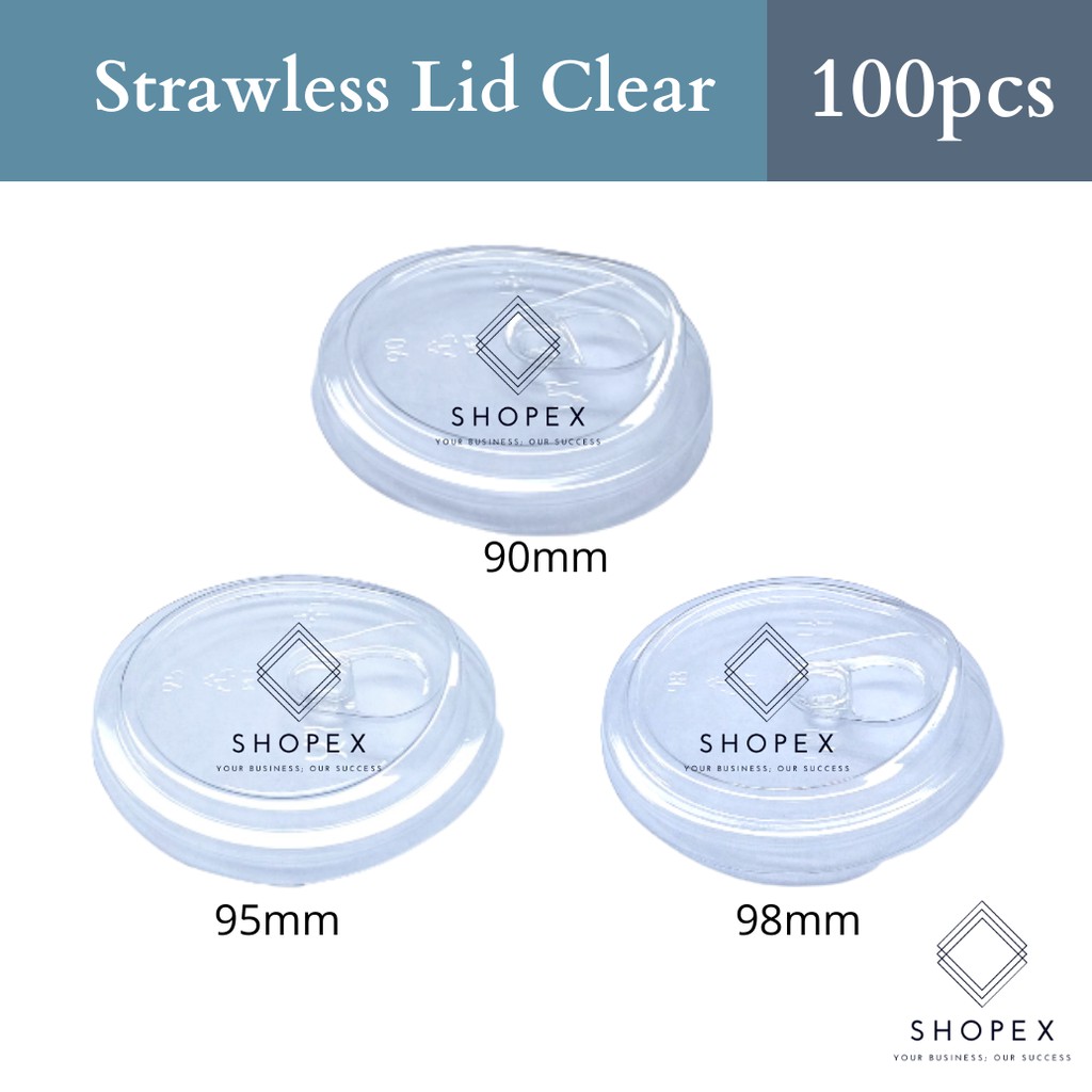 Strawless Lid 90/95/98MM (100pcs / Bundle) Starbucks lid / Milktea Lids
