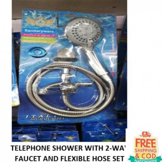 SHOWER SET TELEPHONE WITH 2 WAY FAUCET Shopee Philippines