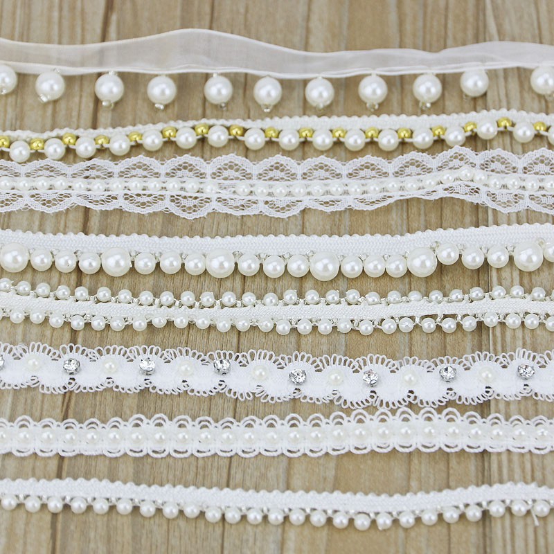 lace trim beaded