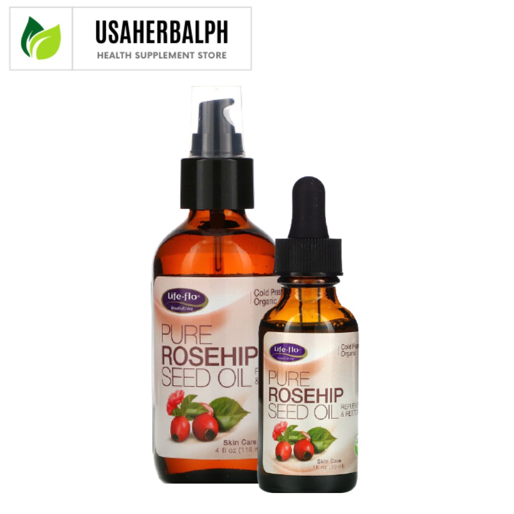 Life Flo 100 Pure Rosehip Seed Oil Skin Care Shopee Philippines
