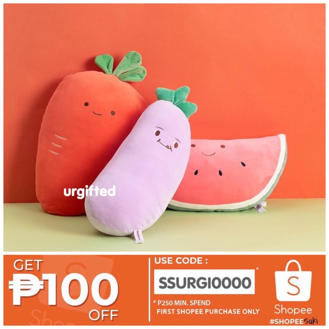 miniso watermelon plush