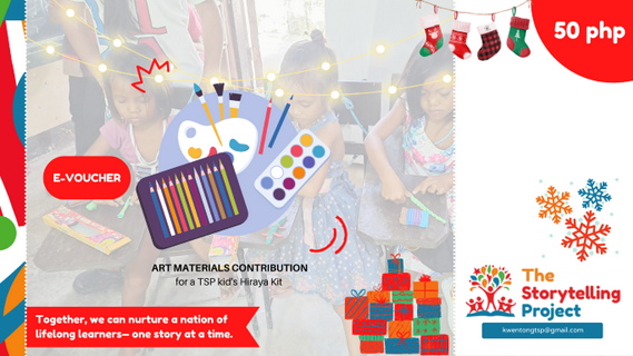P50 The Storytelling Project Voucher - Donate Art Materials