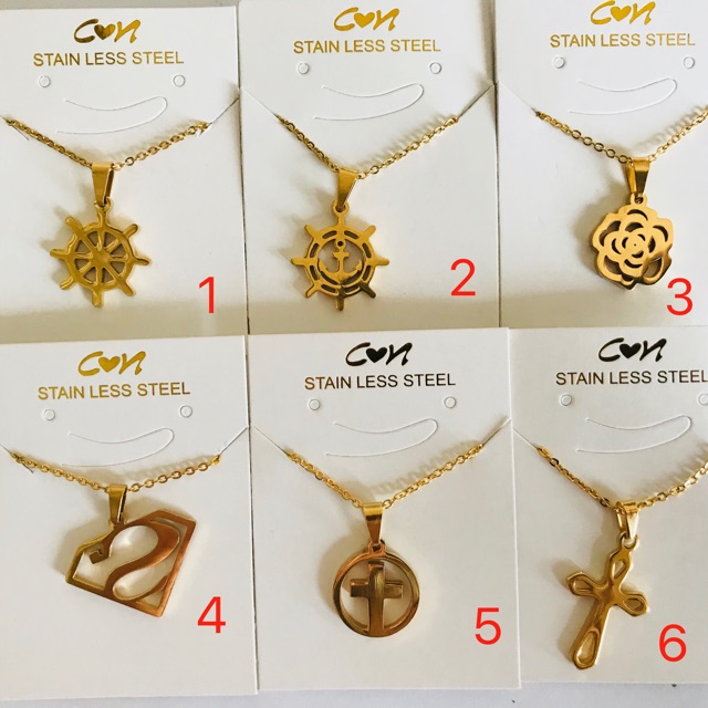 Stainless gold Necklace Shopee Philippines