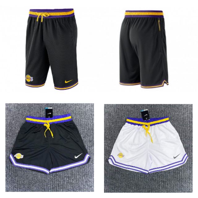 lakers dri fit shorts