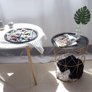 Gaya Nordic Ruang Tamu Sofa Kreatif Meja  Kopi Kecil Meja  