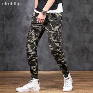 ¤Camouflage 6 Pocket Men Sweats Sports Fitness Pants Joggers Slim Fit Cargo for New #9