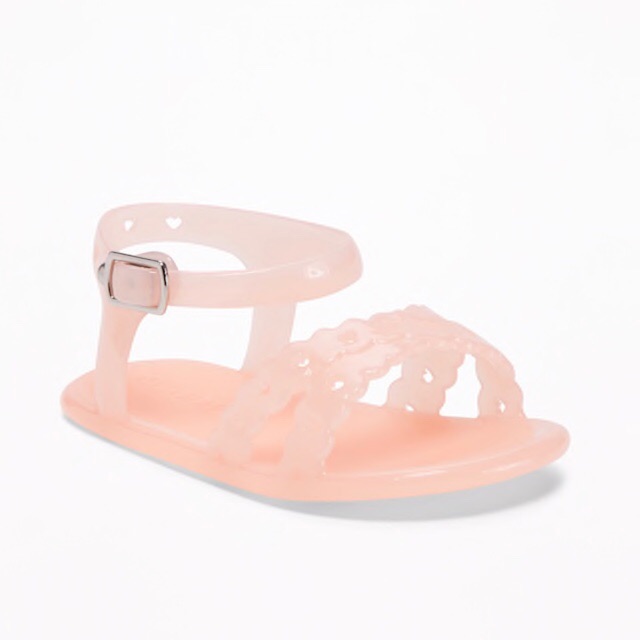 old navy ankle strap jelly sandals