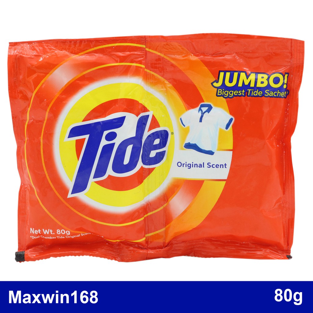 Tide Detergent Powder Sachet Original/ With Downy 80gX Pcs