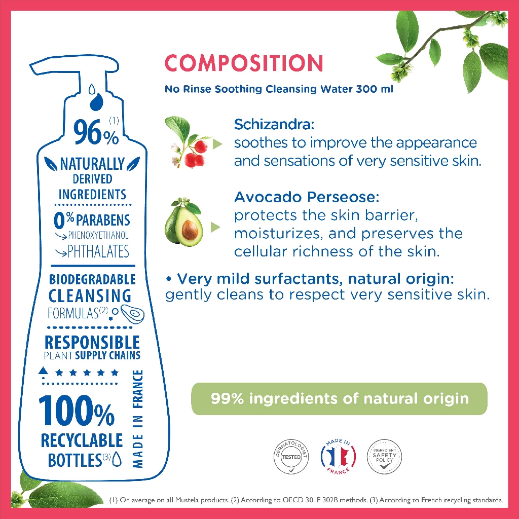 mustela cleansing water sensitive