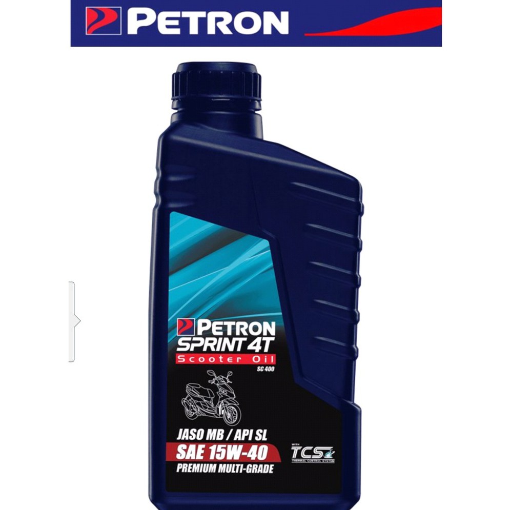 Petron- Scooter Oil- Sae 15w-40- 800ml And  Or 1 Liter 