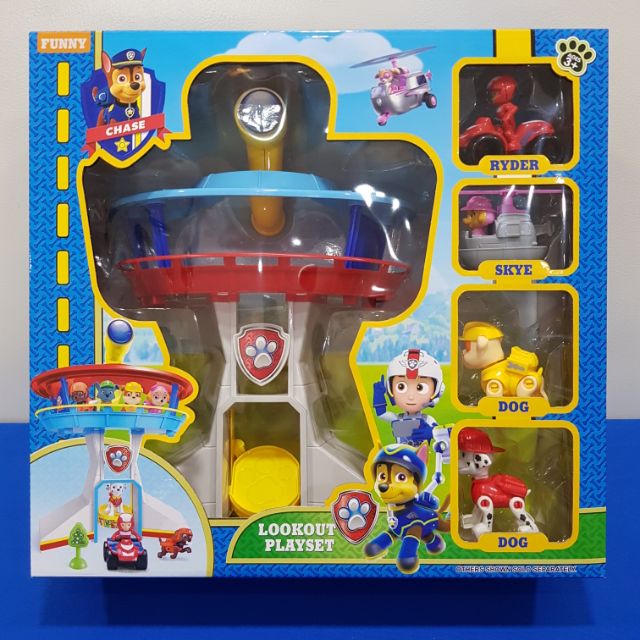 paw patrol lookout set