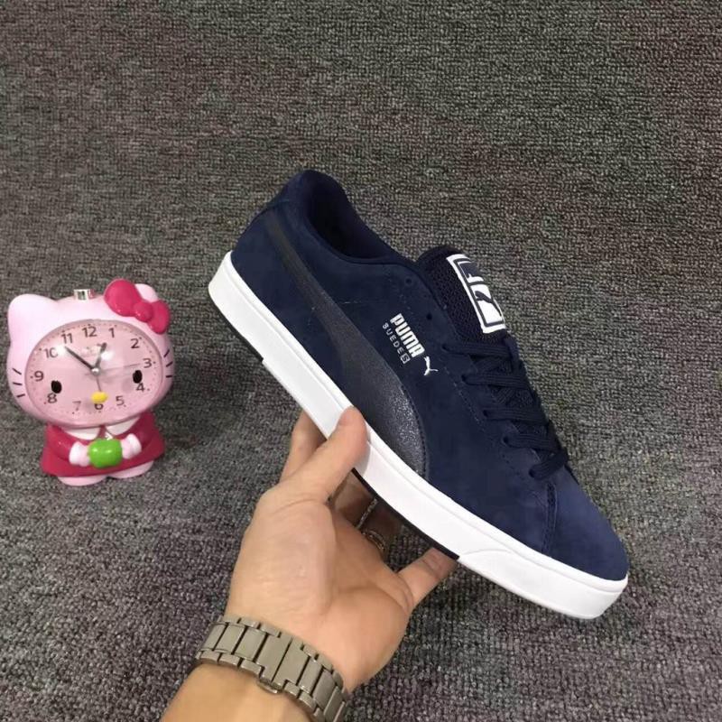 puma dark blue shoes