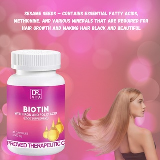 Dr Vita Biotin for women Perfect Care for Your Delicate Hair repair ...