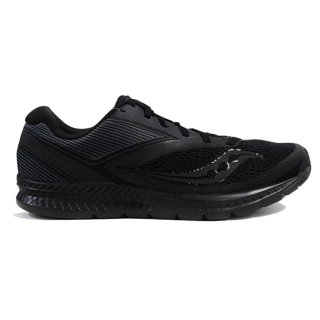 saucony womens black running shoes