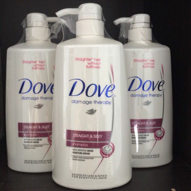 Dove Straight And Silky Shampoo 640ml Shopee Philippines